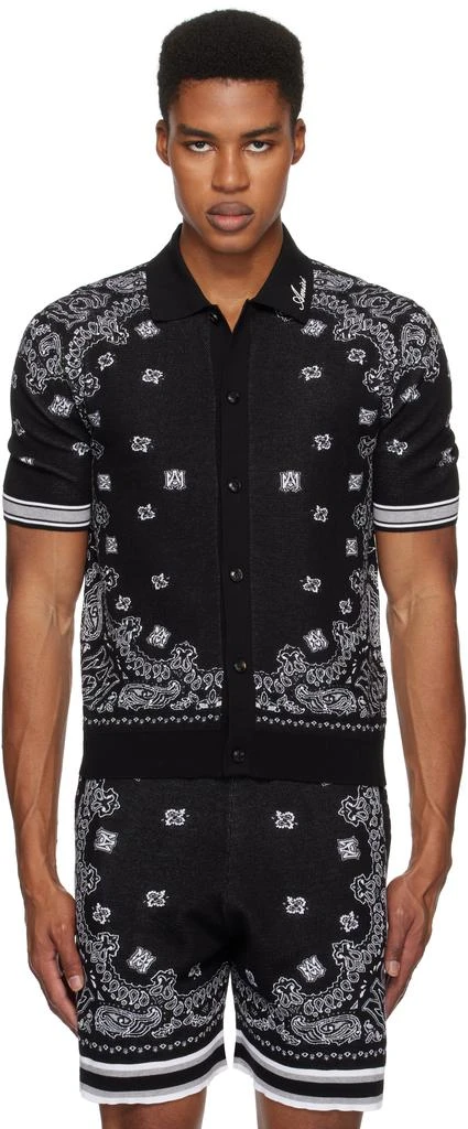 AMIRI Black Bandana Shirt 1