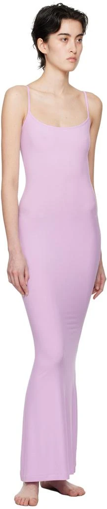 SKIMS Purple Soft Lounge Long Slip Maxi Dress 4