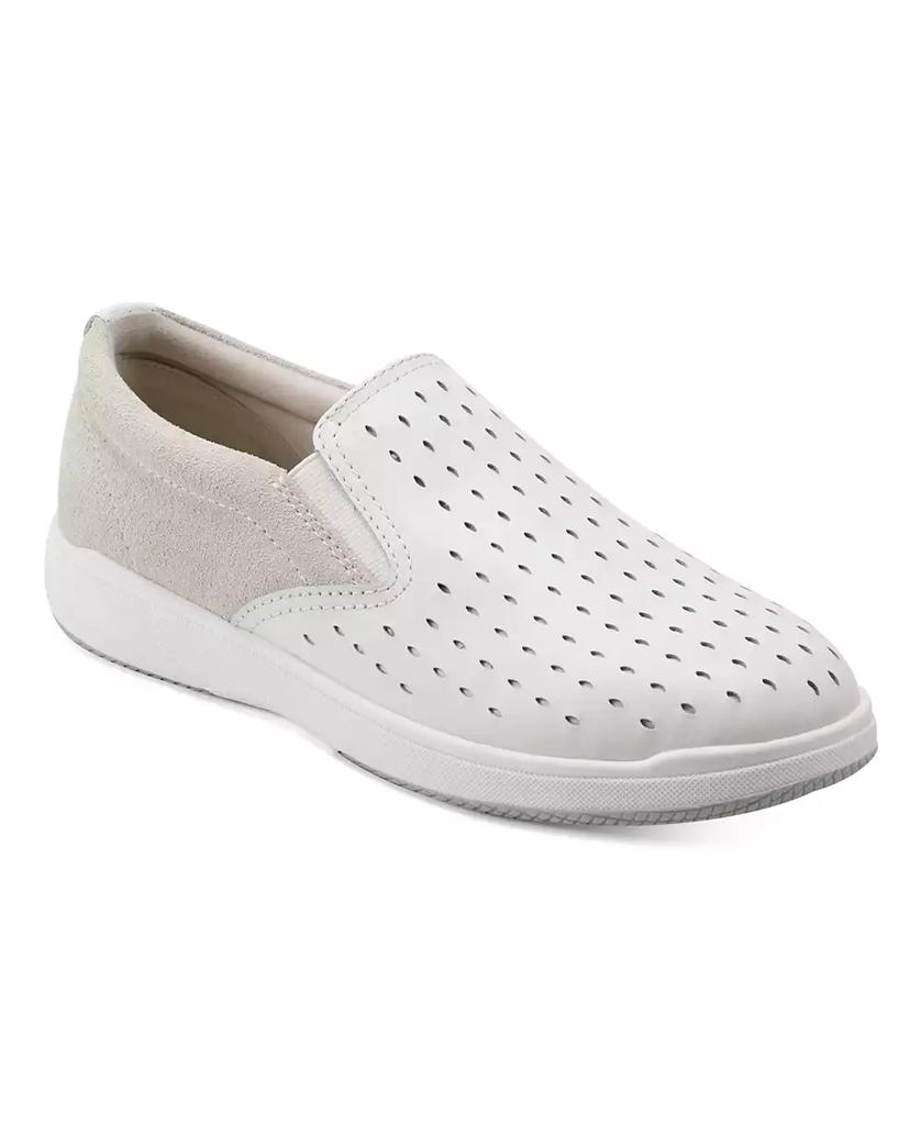 Earth Women's Nel Laser Cut Round Toe Casual Slip-On Sneakers