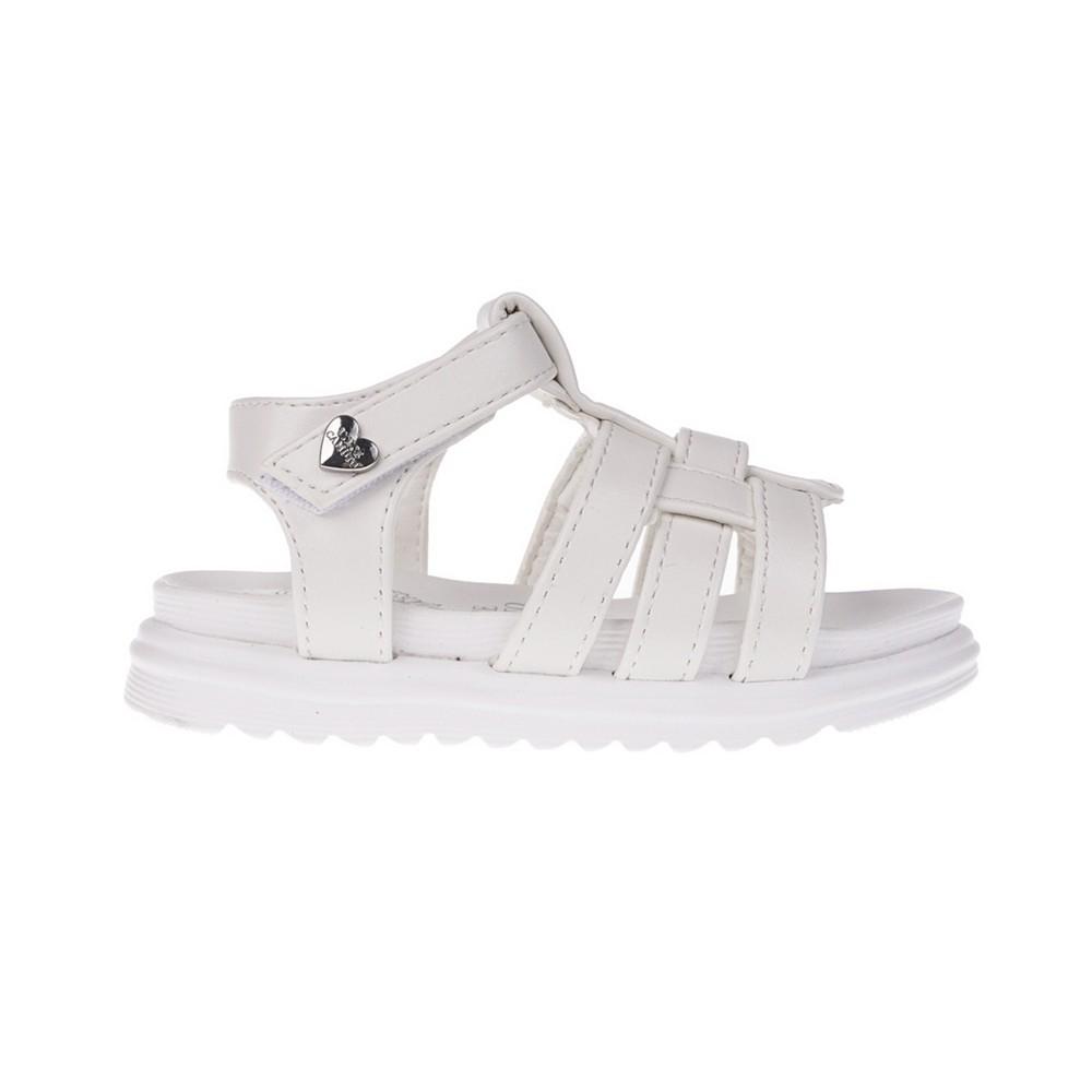 Vince Camuto Toddler Girl's Platform Sandal with VC Heart Rivet Polyurethane Sandals