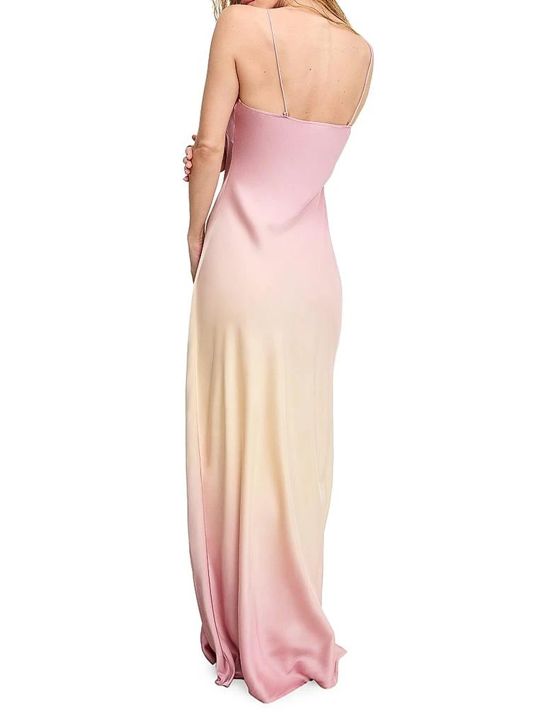 Good American Satin Slip Maxi Dress 4