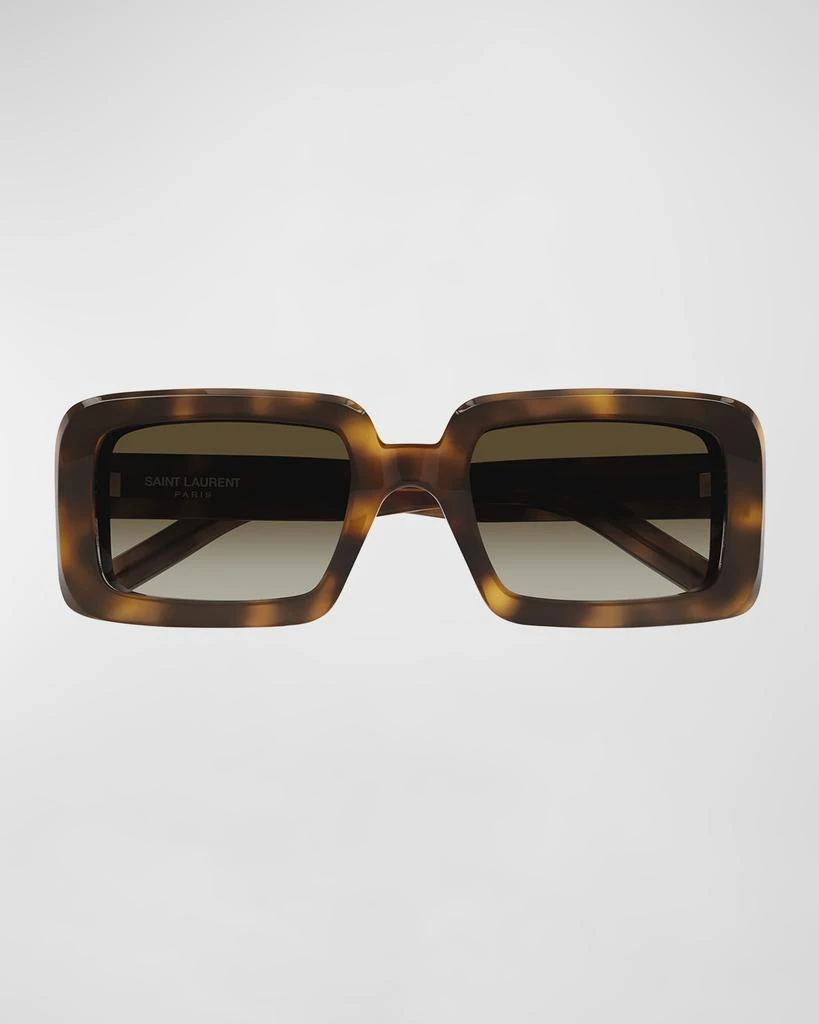 Yves Saint Laurent Acetate Rectangle Sunglasses 3