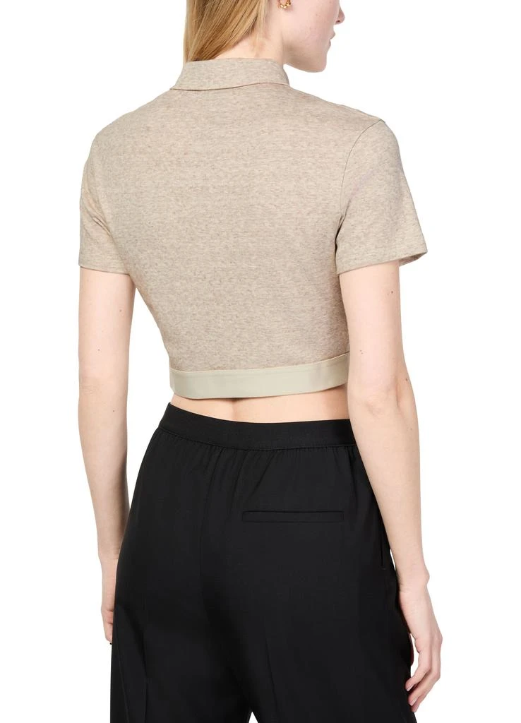 Loewe Cropped silk and cotton polo shirt 5