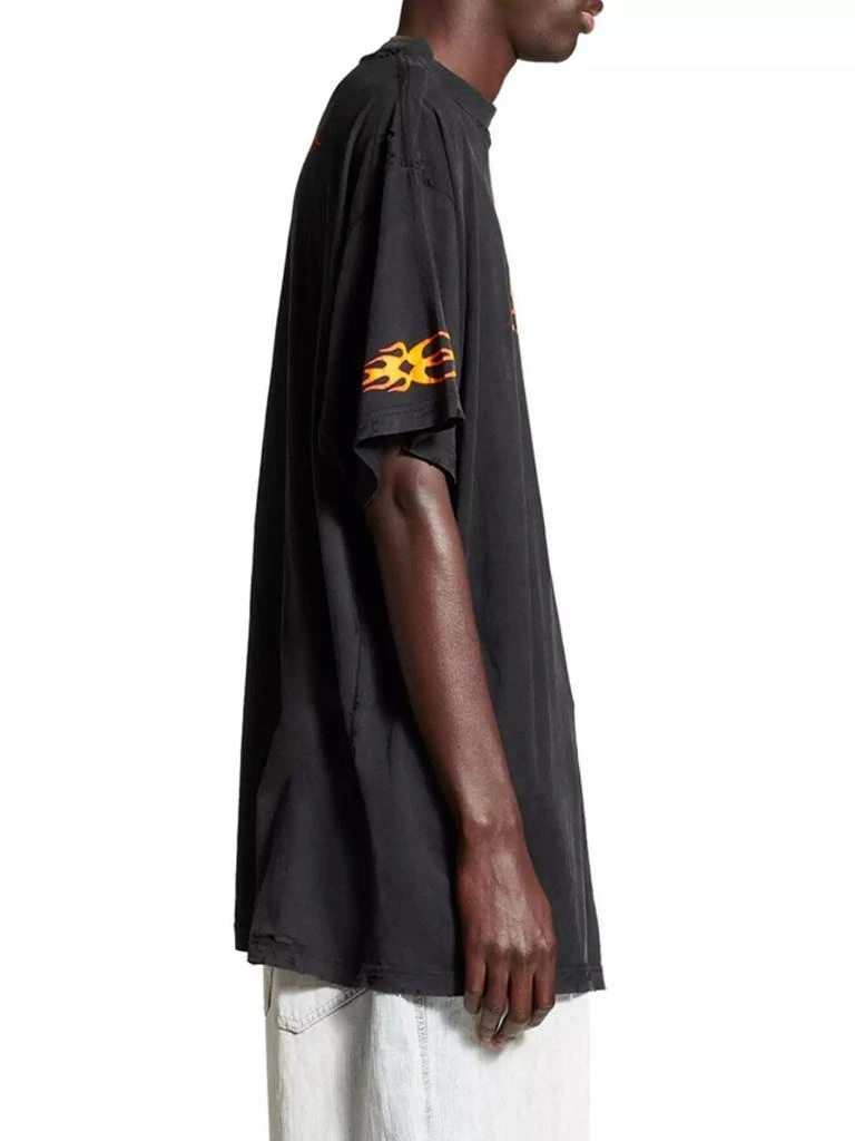 Balenciaga Burning Unity Oversized T-Shirt 4