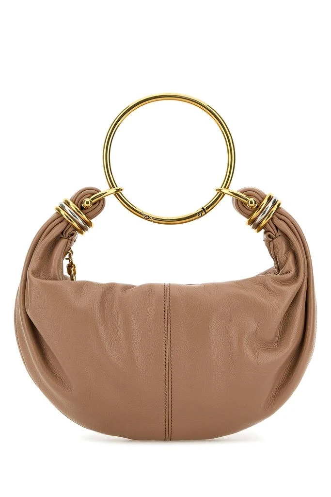 Chloé Antiqued pink leather Bracelet handbag 3