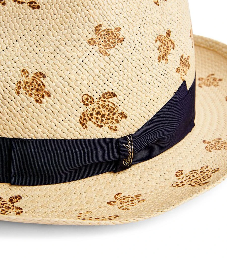 Vilebrequin x Borsalino Turtle Print Straw Hat 4
