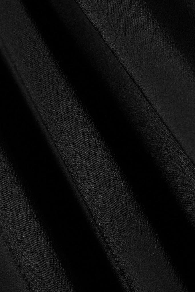 Totême Gathered silk crepe de chine halterneck maxi dress 4