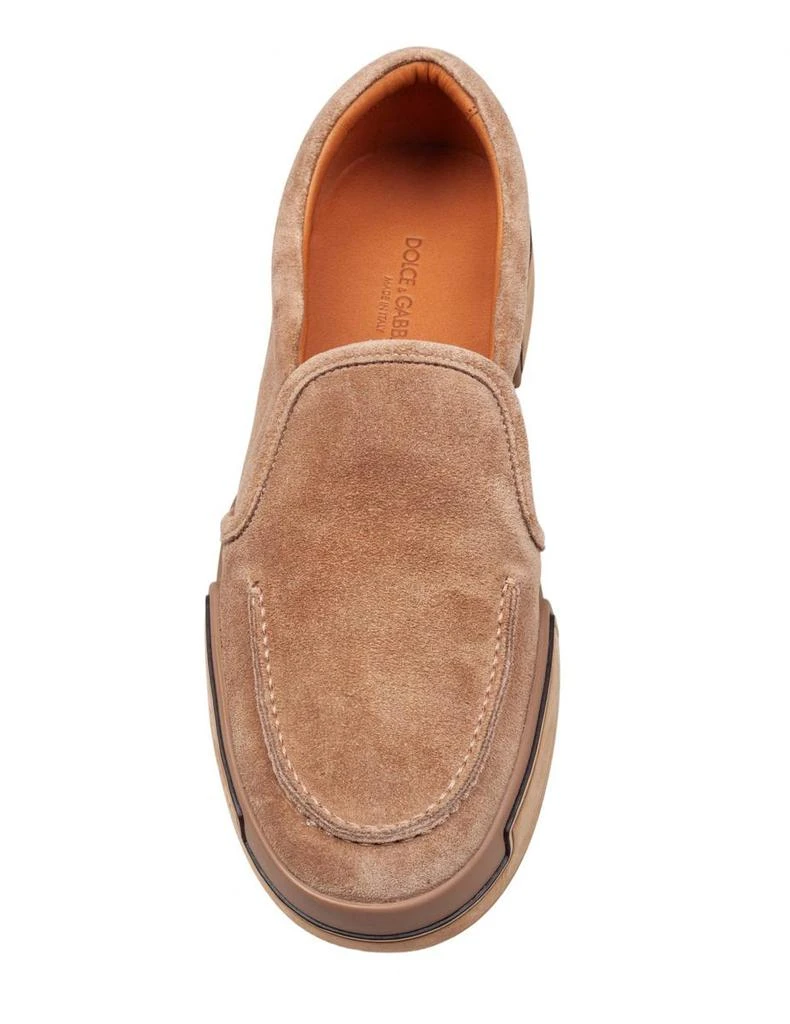 Dolce & Gabbana Calfskin Crust Moccasin With Rounded Toe - NWT Dolce & Gabbana Dolce & gabbana leather moccasin  main image 4