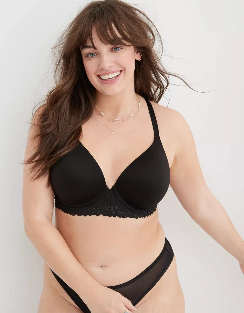 Aerie Sunnie Bloom Lace Full Coverage Lightly Lined Bra 1