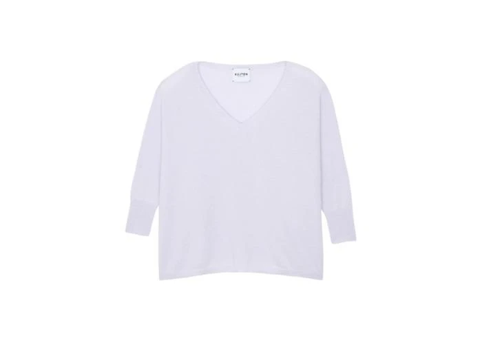 Kujten Pull Minie Pull cachemire femme col v oversize 1