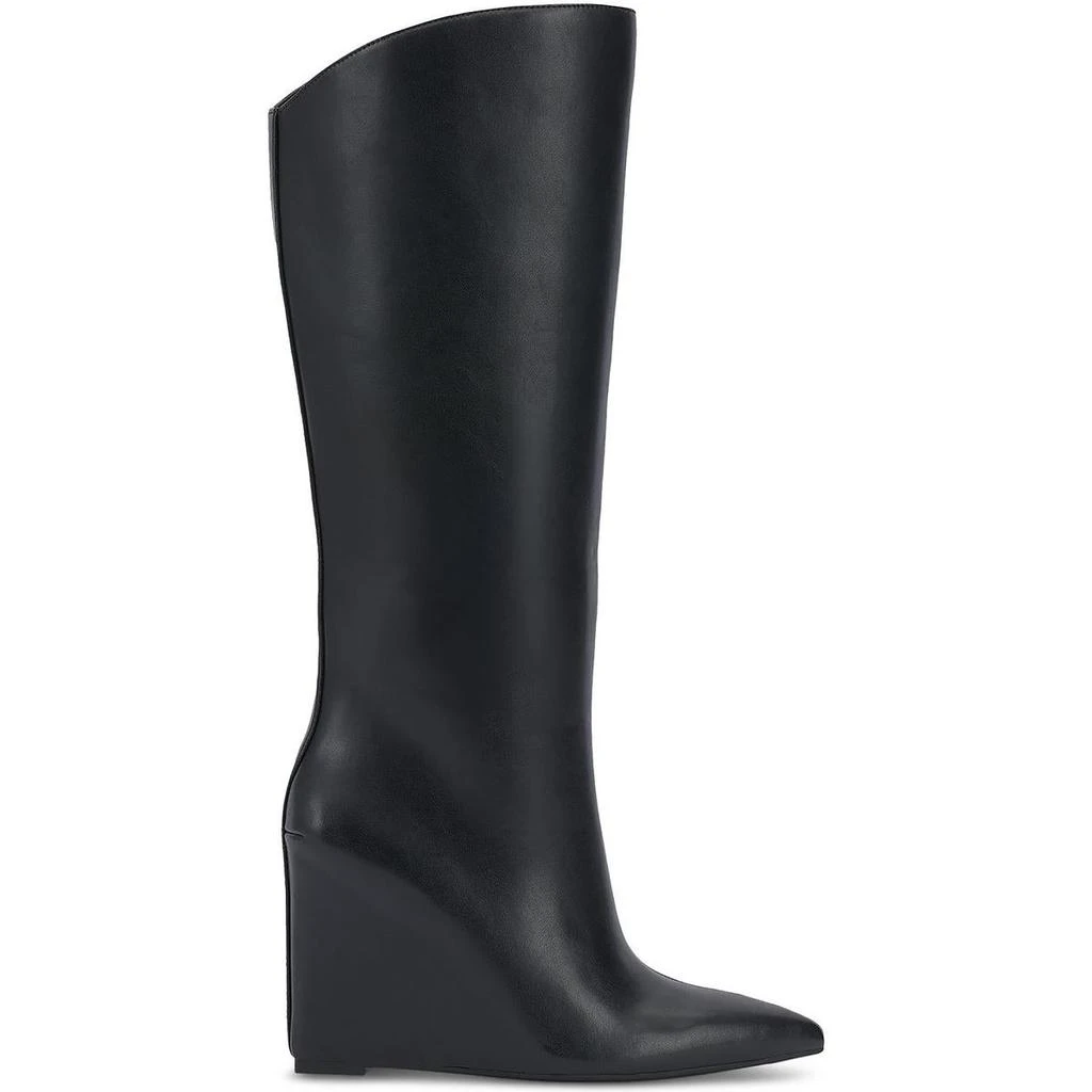 INC International Appile Womens Faux leather Pointed toe Knee-High Boots 2