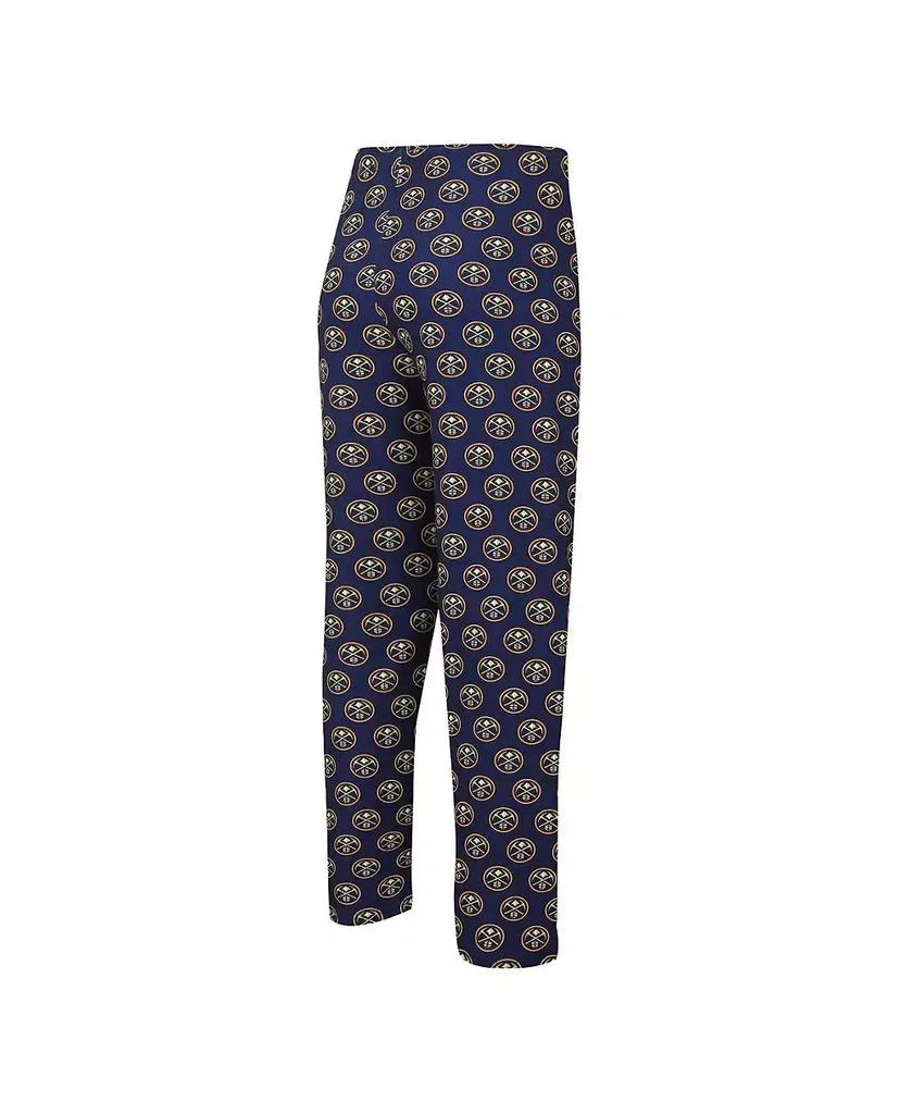 Concepts Sport Men's Navy Denver Nuggets Gauge Allover Print Pants 2