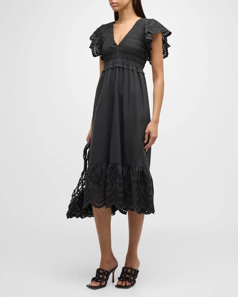 Rails Clementine Embroidered Midi Dress 1