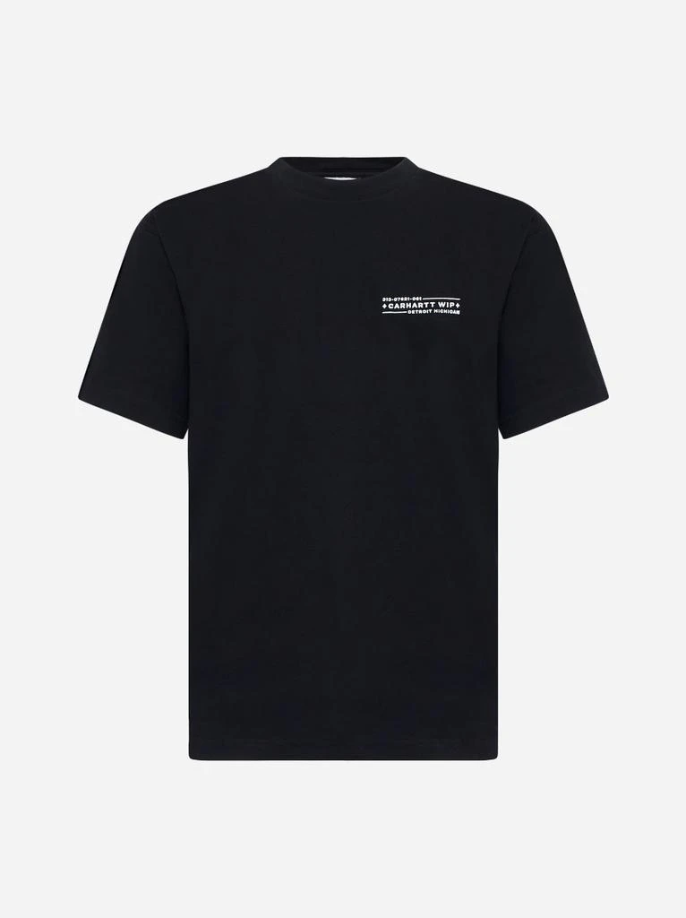 CARHARTT WIP Black S/S Stamp T-shirt 1