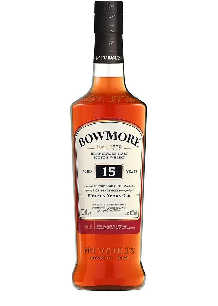 Bowmore 15 Year Old Single Malt Scotch Whisky 2