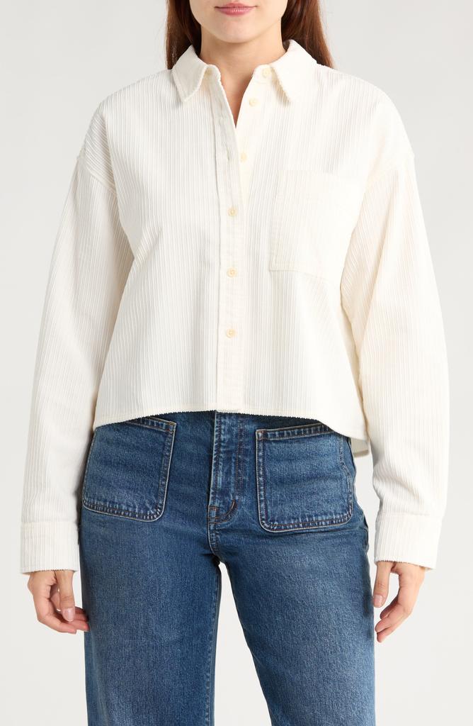 Madewell The Oversized Shirt in Stripe Ramie - Shirts