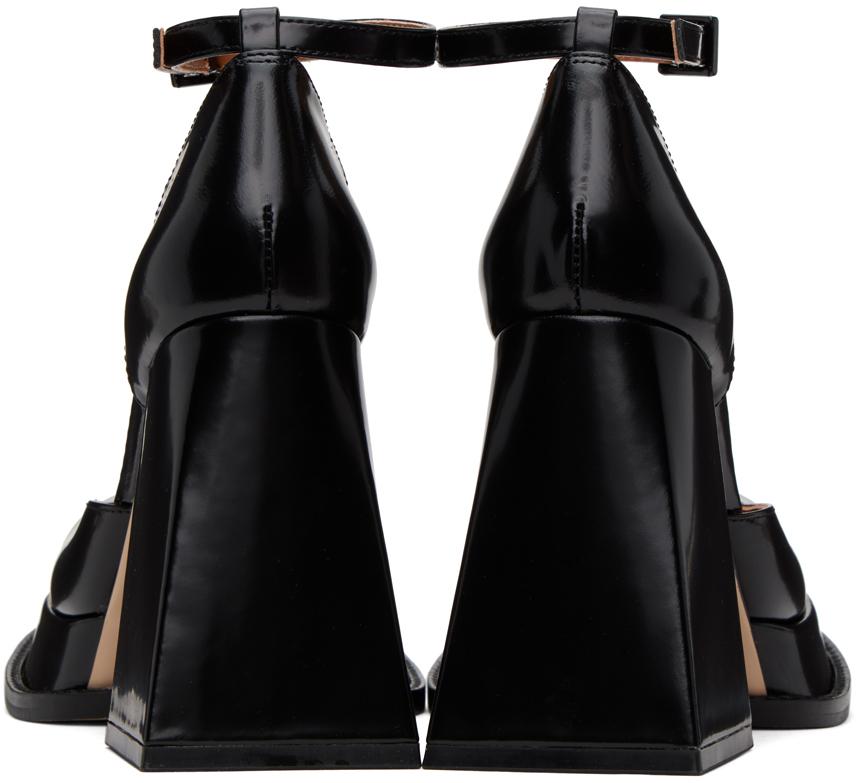 SHUSHU/TONG Black Square Toe Heels