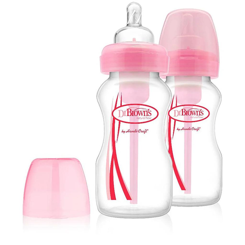 Dr Brown Dr Brown\'s - Options+ Bottle 270ml Pink (2 Pack)