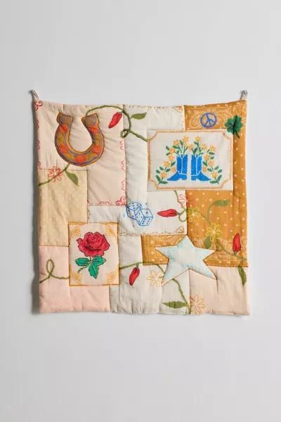 Urban Outfitters Millie Printed Icon Quilted Tapestry 2