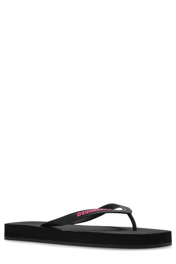 DSQUARED2 Dsquared2 Logo Detailed Flip Flops 2