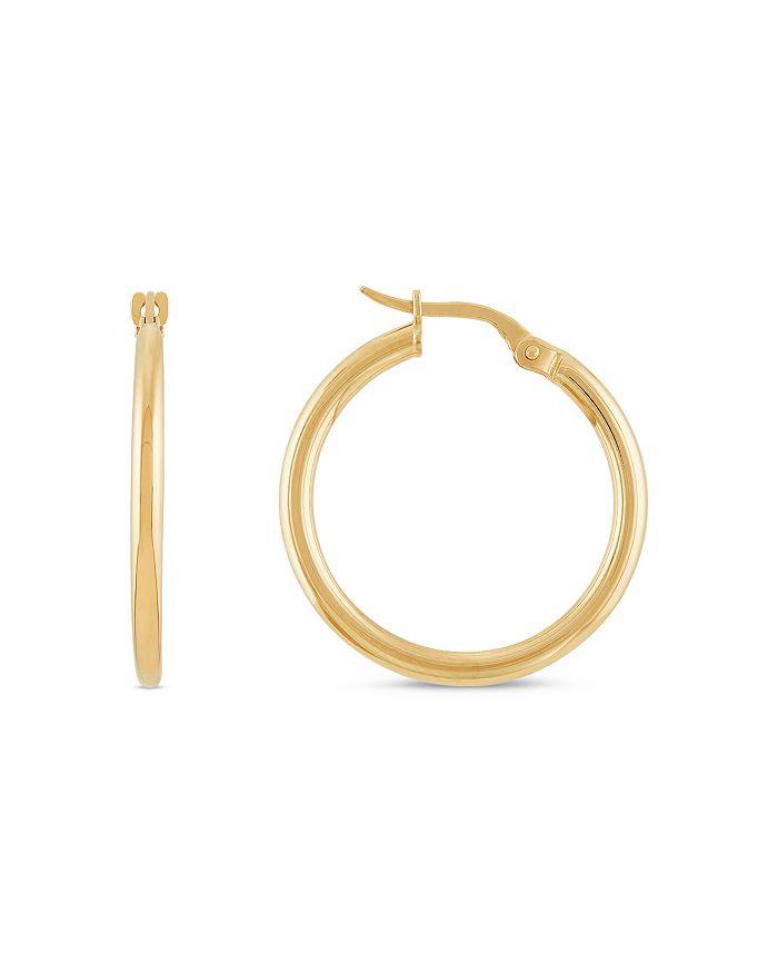 Alberto Amati 14K Yellow Gold Polished Hoop Earrings