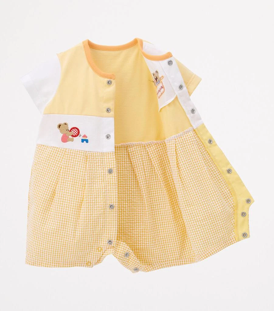 Miki House Cotton Embroidered Bear Playsuit (6-12 Months) 2