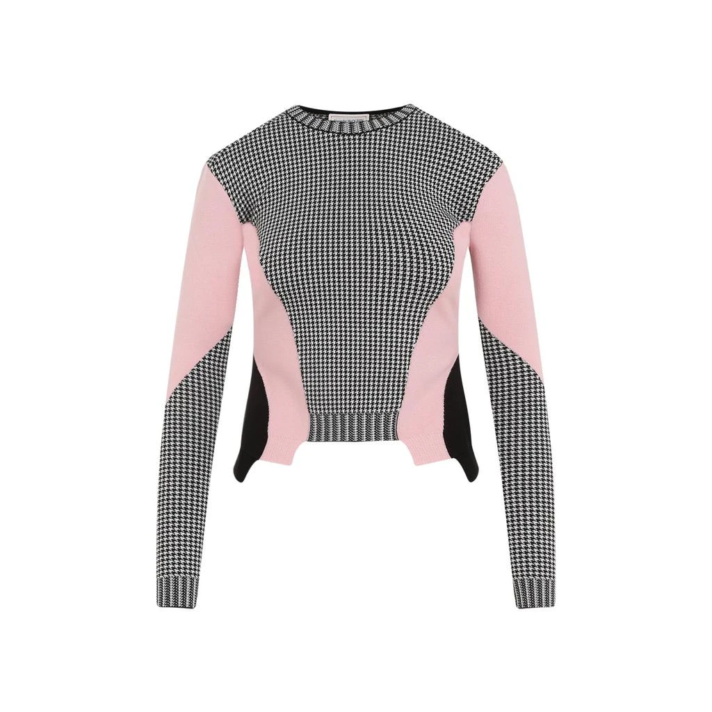 Alexander McQueen Alexander McQueen Panelled Asymmetric Jumper 1