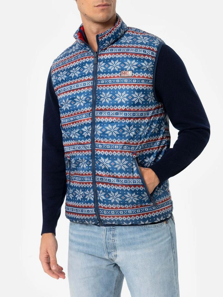 Mc2 Saint Barth Man Red Padded Vest Aspen 2