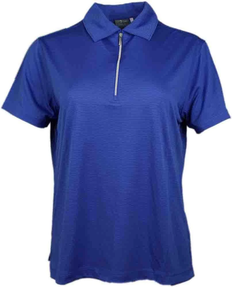 Page & Tuttle Two-Tone Stripe Short Sleeve Polo Shirt 1