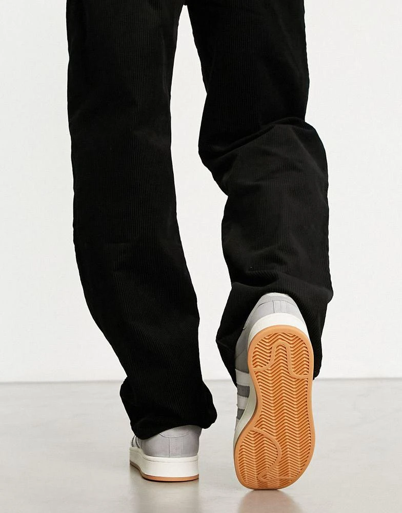 Adidas adidas Originals Campus 00's gum sole trainers in grey 4