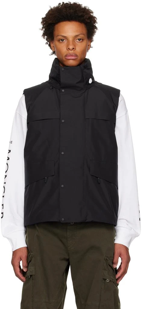 Moncler 4 Moncler HYKE Black Vanil Down Vest 1