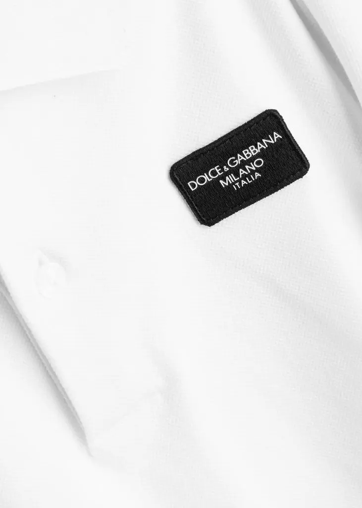 Dolce & Gabbana KIDS Logo piqué cotton polo shirt (2-6 years) 2