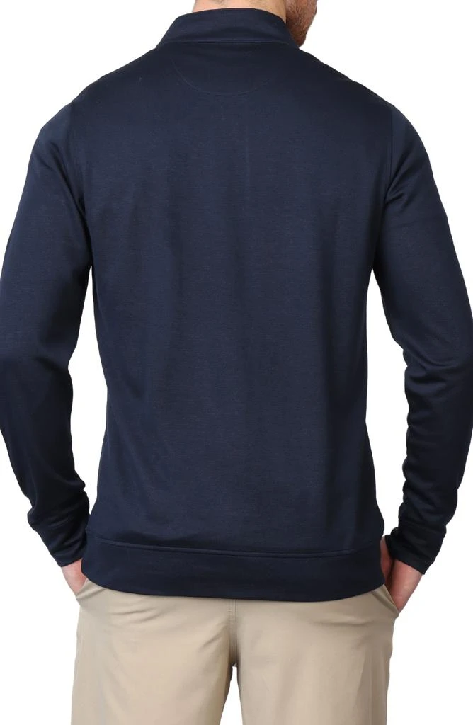 TailorByrd Modal Blend Quarter Zip Polo 2