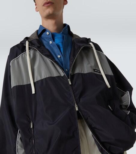 Miu Miu Logo oversized track jacket - Jackets - Free Shipping