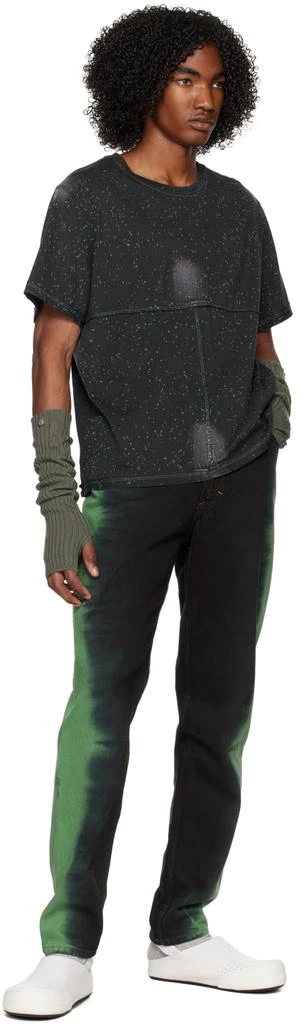 Eckhaus Latta Black Lapped T-Shirt 4