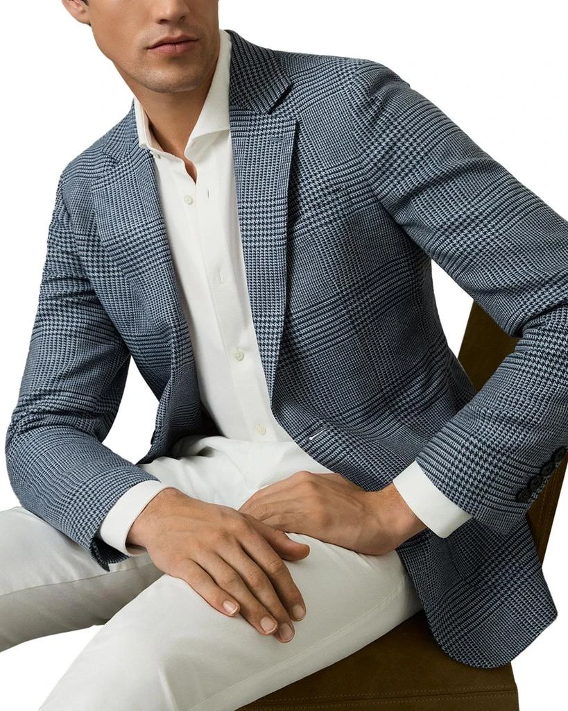 REISS Modern Fit Prince of Wales Check Blazer 3