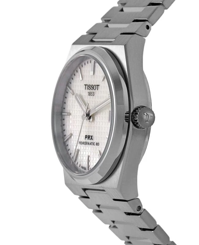 Tissot Tissot PRX Powermatic 80 Automatic White Dial Steel Women's Watch T137.207.11.111.00 3