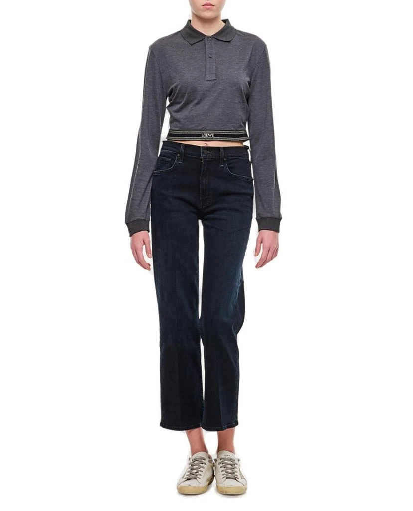 Loewe Loewe Long Sleeved Cropped Polo 3