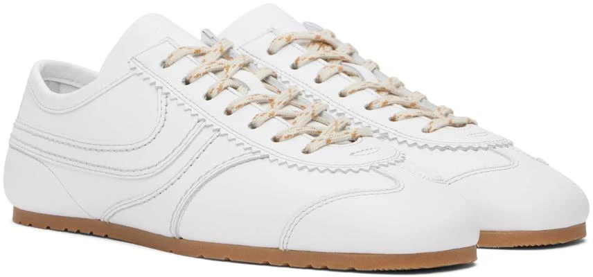 Dries Van Noten White Leather Sneakers 4
