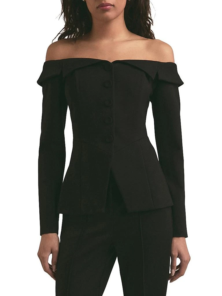 Favorite Daughter The Irina Off-The-Shoulder Jacket 4