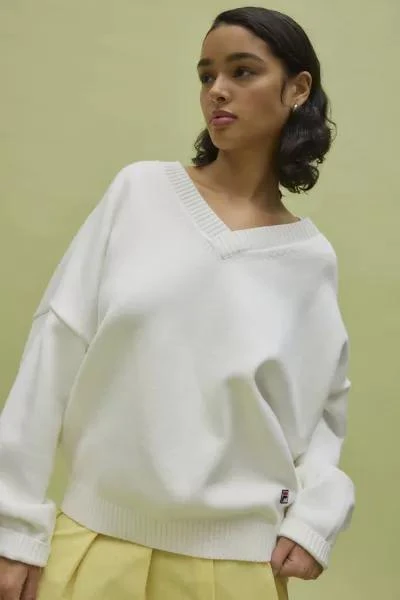 Fila FILA X HAILEY V-Neck Knit Sweater 1