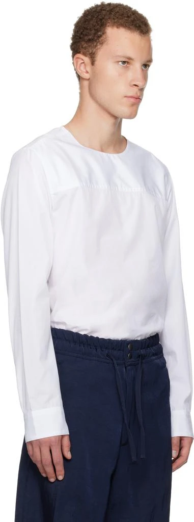 Dries Van Noten White Paneled Shirt 2