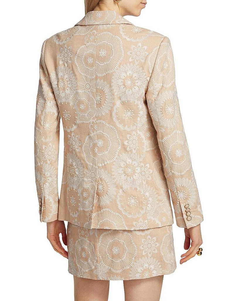 Milly Embroidered Blazer 5