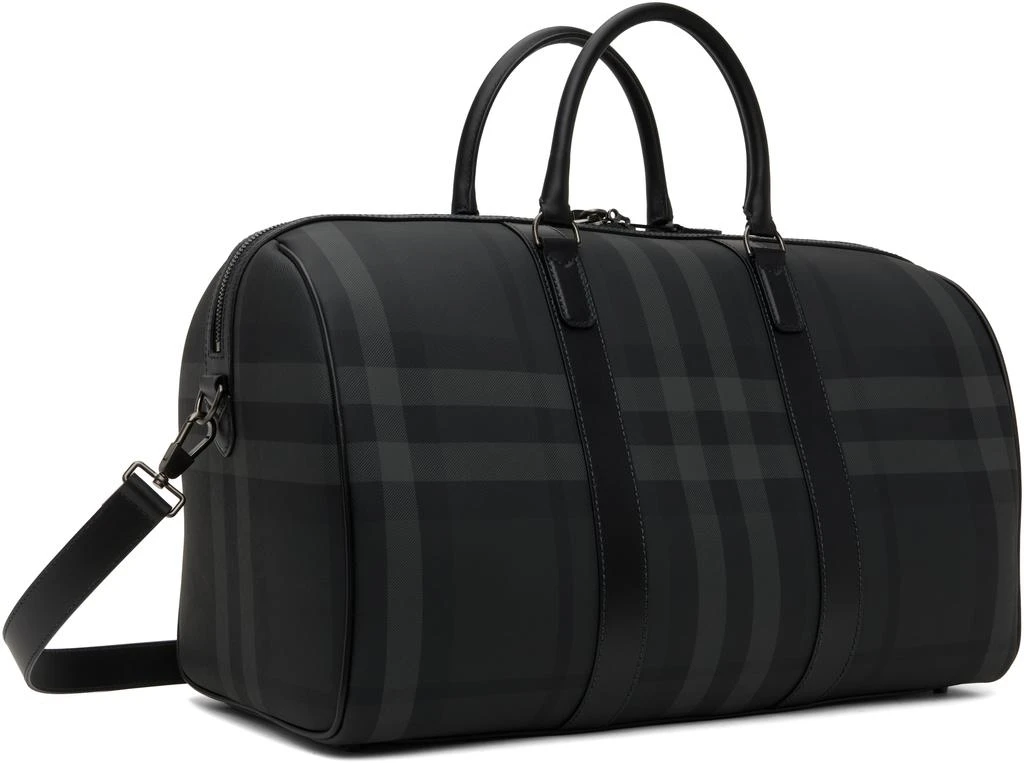 Burberry Gray Boston Holdall Duffle Bag 3