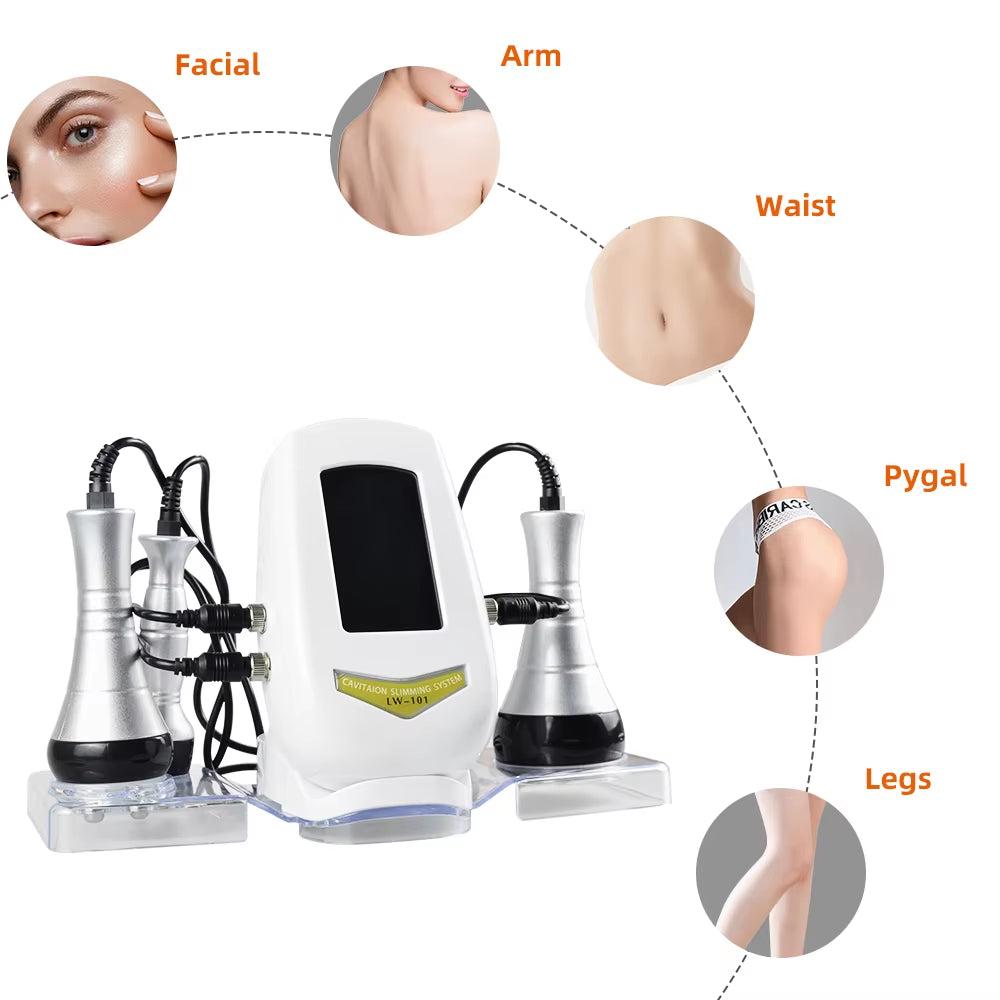 ERUULE 40K Multi-Functional Body Slimming and Cavitation Massager for Face and Body Tightening in Beauty Salons -4-140K