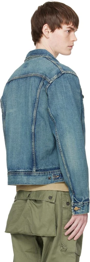 RRL Blue Leeland Denim Trucker Jacket 3