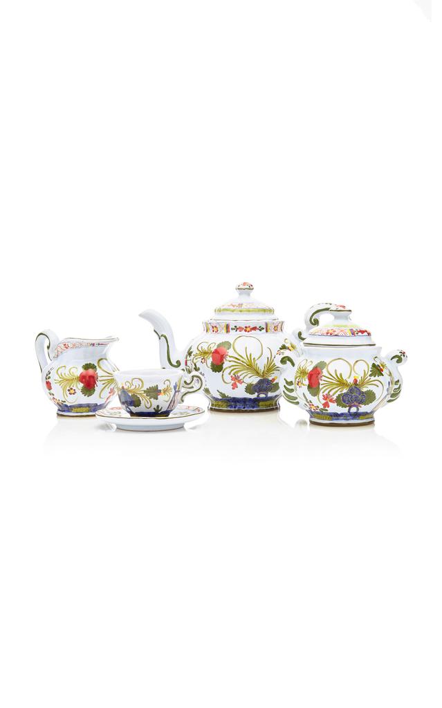 MoDA Moda Domus - Carnation Porcelain Tea Set (17 PC) - Multi - Moda Operandi