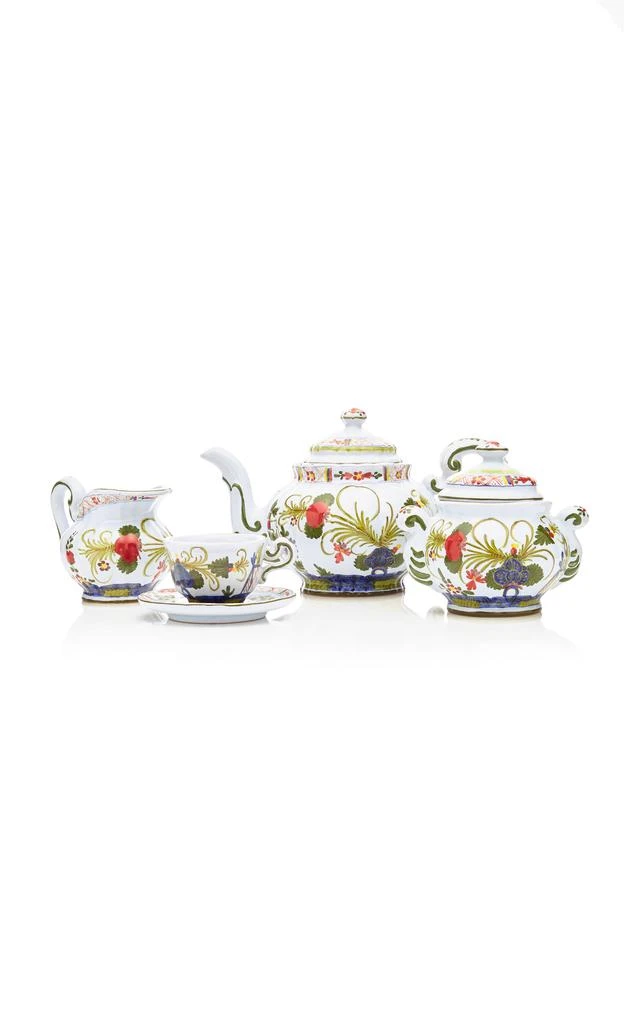 MoDA Moda Domus - Carnation Porcelain Tea Set (17 PC) - Multi - Moda Operandi 1