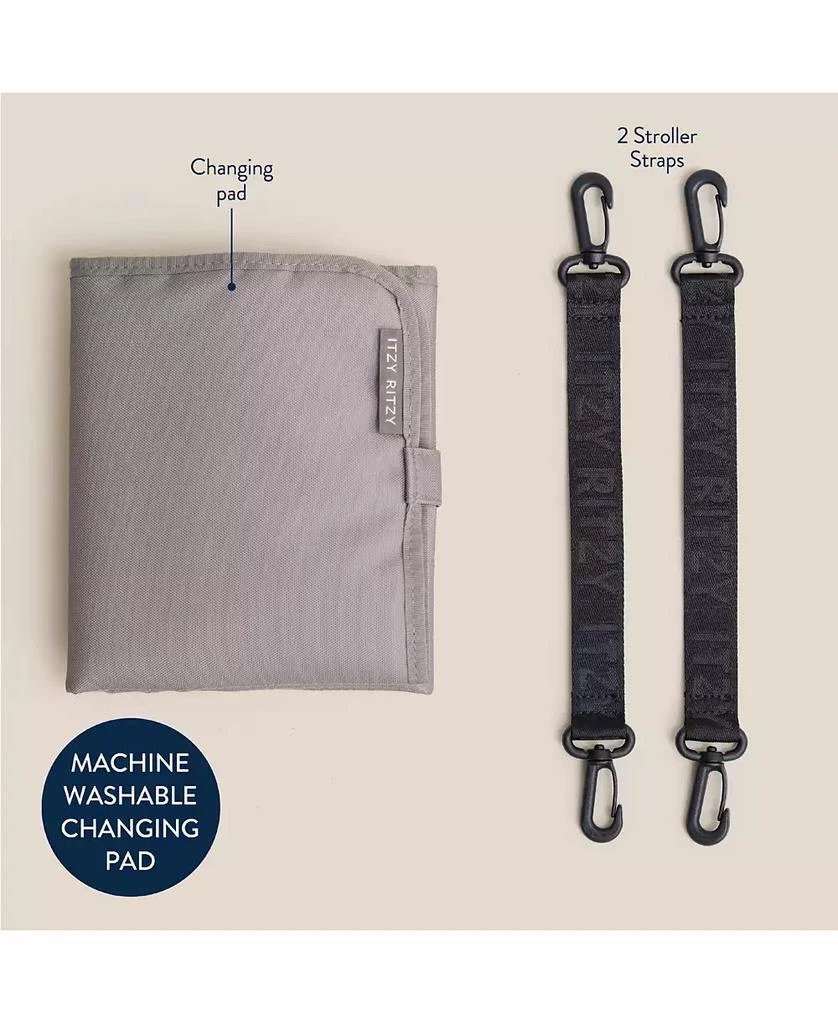 Itzy Ritzy Baby BELONG TOP OPEN BACKPACK WOVEN CHOCOLATE 11