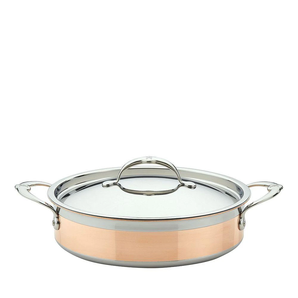 Hestan CopperBond® 3.5-Quart Induction Copper Sauteuse Braiser with Lid 1